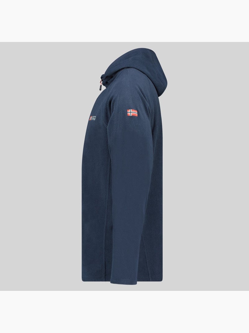 Veste polaire à capuche tugood – geographical norway Bleu marine - Kiabi
