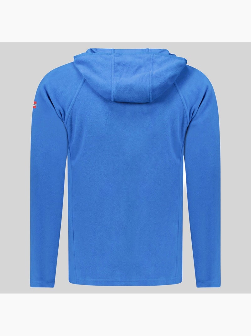 Veste polaire à capuche tugood – geographical norway Bleu roi - Kiabi
