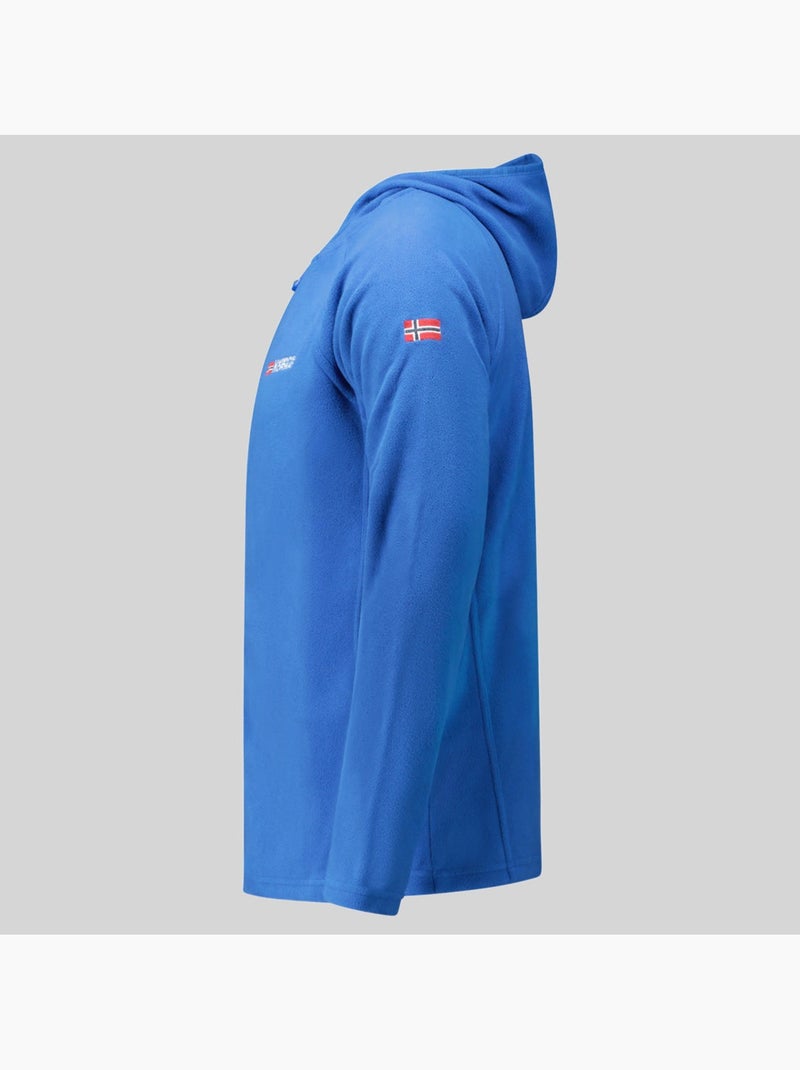 Veste polaire à capuche tugood – geographical norway Bleu roi - Kiabi
