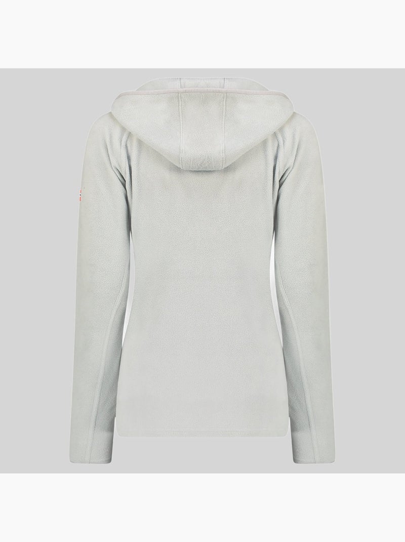 Veste polaire à capuche tugood – geographical norway Gris clair - Kiabi