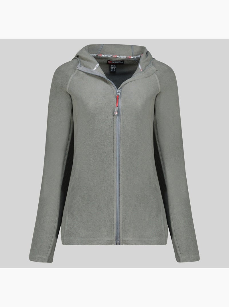 Veste polaire à capuche tugood – geographical norway Gris foncé - Kiabi