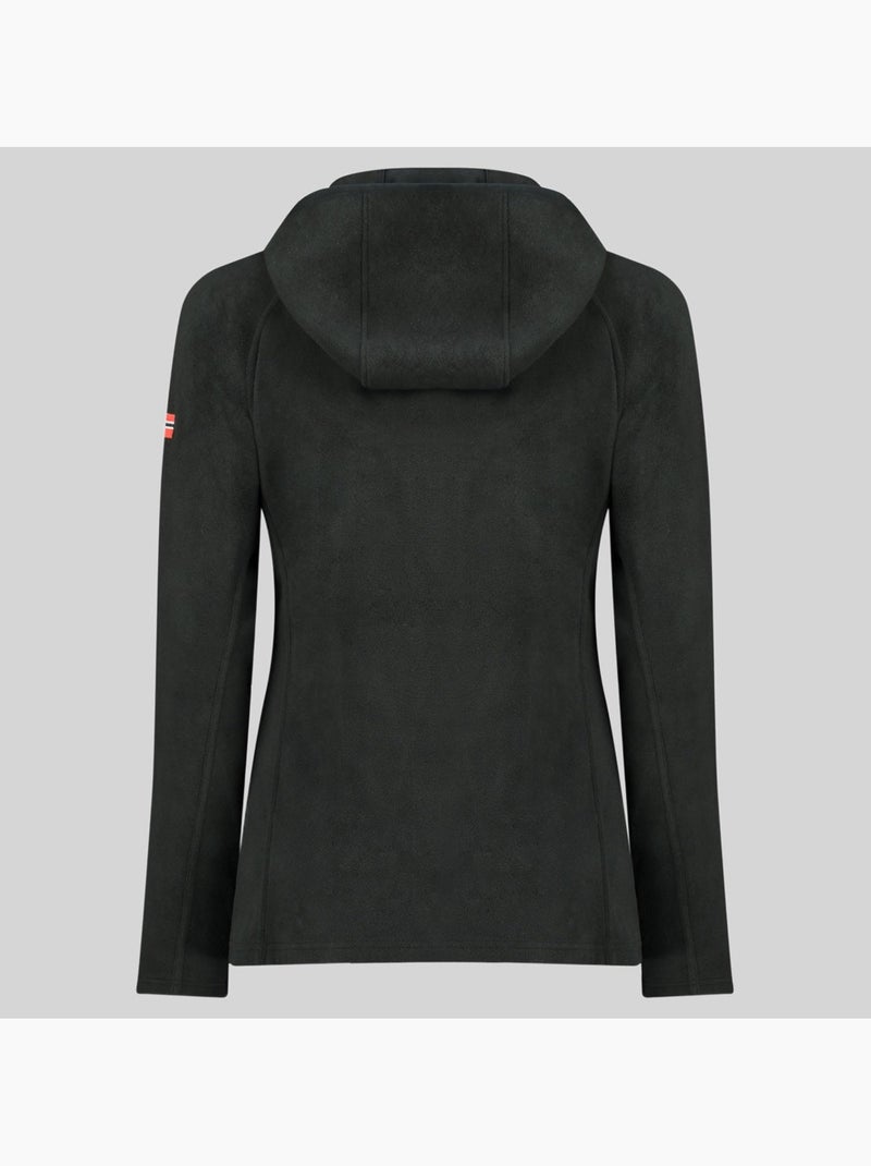 Veste polaire à capuche tugood – geographical norway Noir - Kiabi