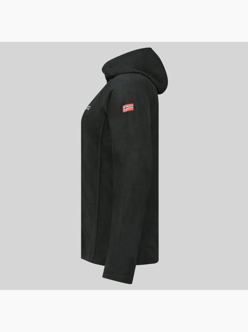 Veste polaire à capuche tugood – geographical norway Noir - Kiabi