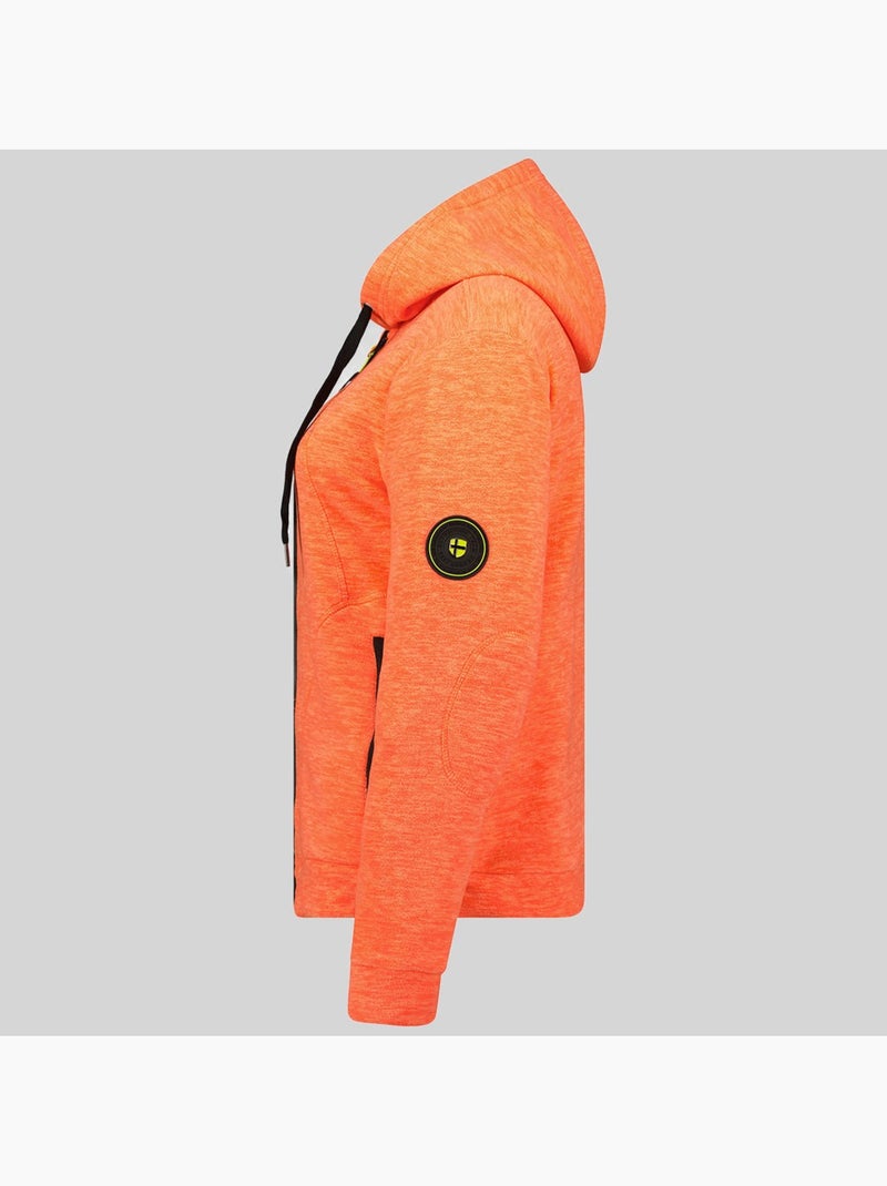 Veste polaire à capuche twelve – geographical norway Corail - Kiabi