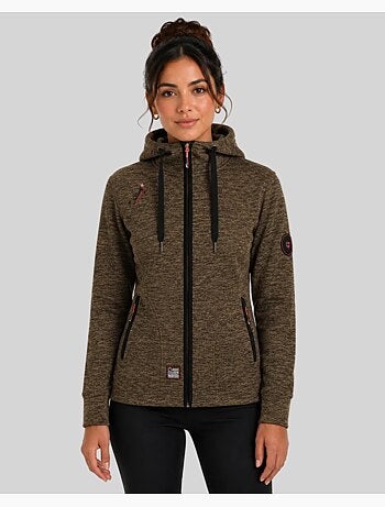 Veste polaire à capuche twelve – geographical norway