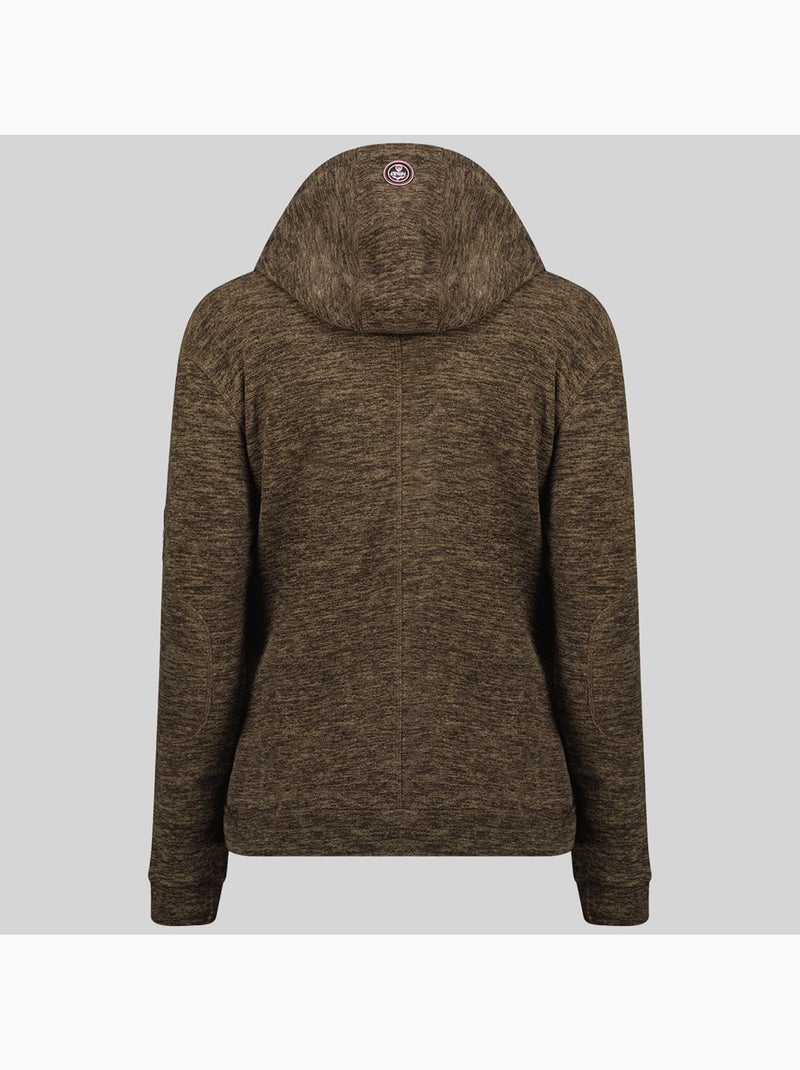 Veste polaire à capuche twelve – geographical norway Taupe - Kiabi