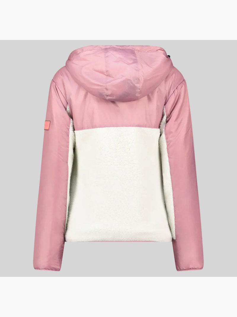 Veste polaire à capuche ulyssim – geographical norway Rose poudré - Kiabi