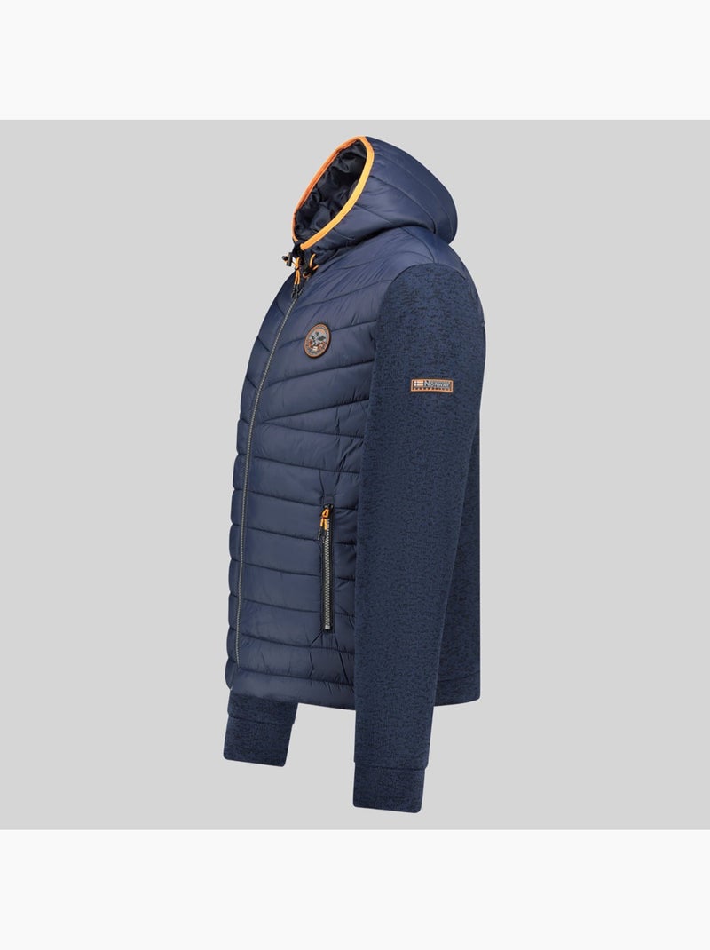 Veste polaire à capuche ummos – geographical norway Bleu marine - Kiabi