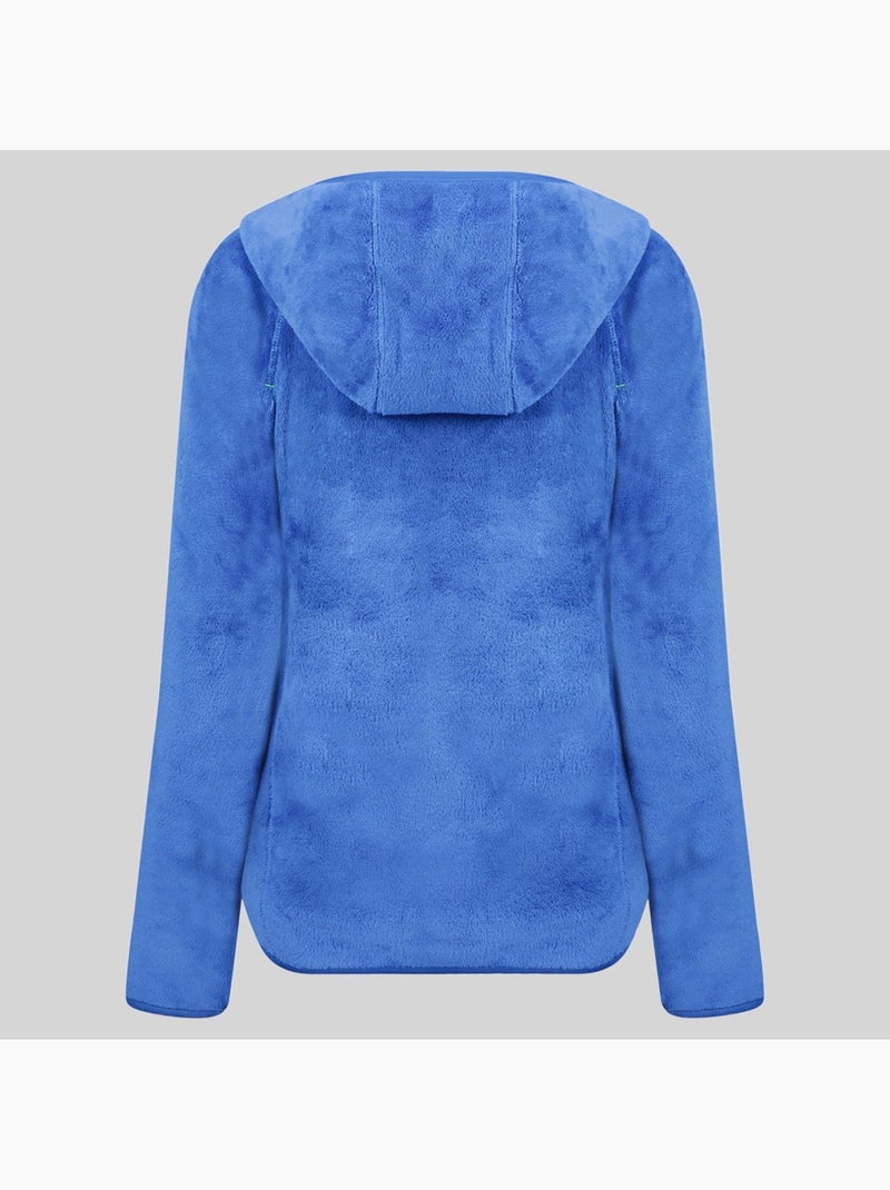 Veste polaire à capuche upalood – geographical norway Bleu roi - Kiabi