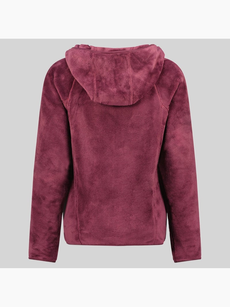 Veste polaire à capuche upalood – geographical norway Bordeaux - Kiabi