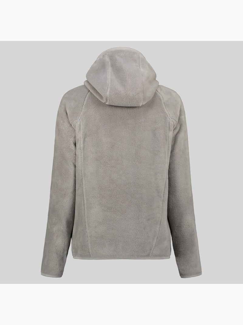 Veste polaire à capuche upalood – geographical norway Gris clair - Kiabi