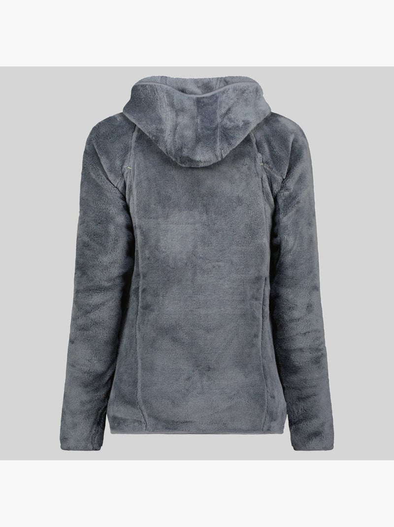 Veste polaire à capuche upalood – geographical norway Gris foncé - Kiabi