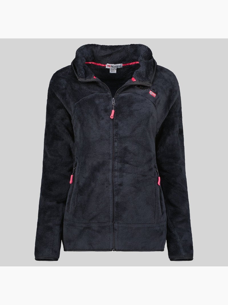Veste polaire à capuche upalood – geographical norway Noir - Kiabi