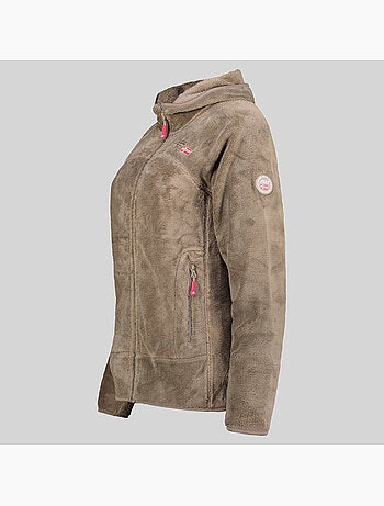 Veste polaire à capuche upalood – geographical norway