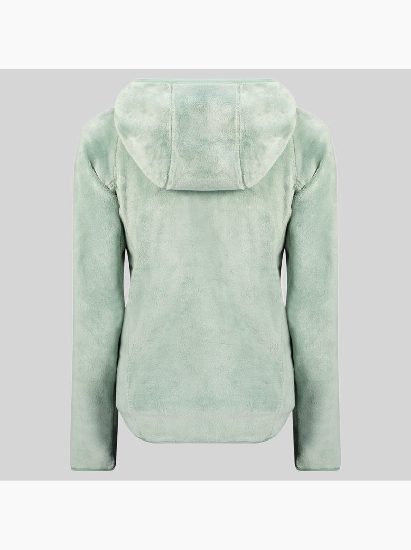 Veste polaire à capuche upalood – geographical norway Vert pastel - Kiabi