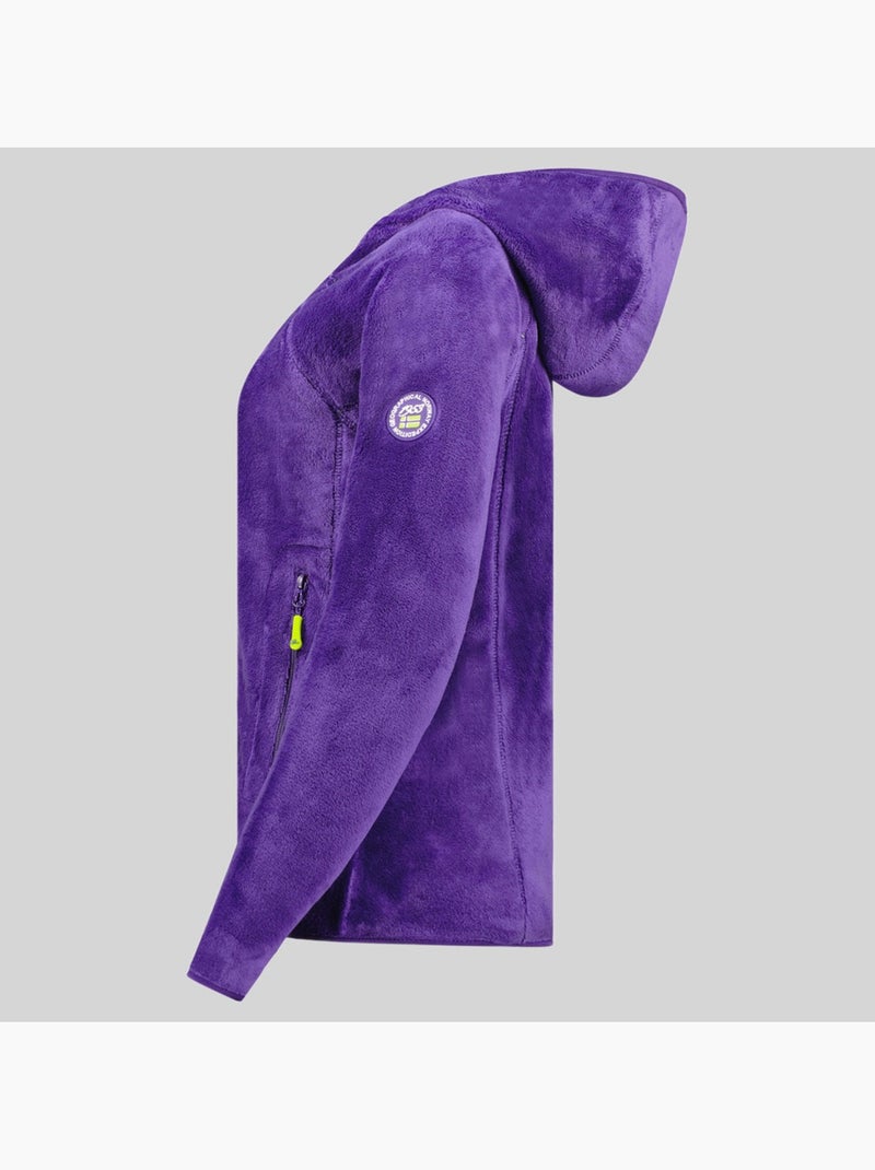 Veste polaire à capuche upalood – geographical norway Violet - Kiabi