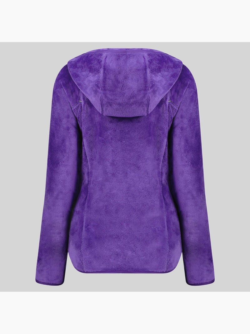 Veste polaire à capuche upalood – geographical norway Violet - Kiabi