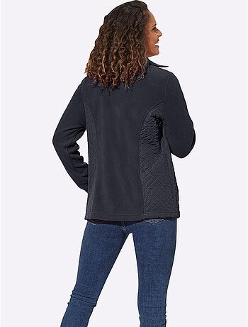 Veste polaire à col à revers avec empiècements et glissières - taille standard - witt