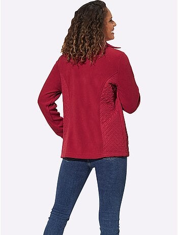 Veste polaire à col à revers avec empiècements et glissières - taille standard - witt