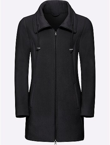 Veste polaire à col à revers et poches pratiques - taille standard - moda vilona