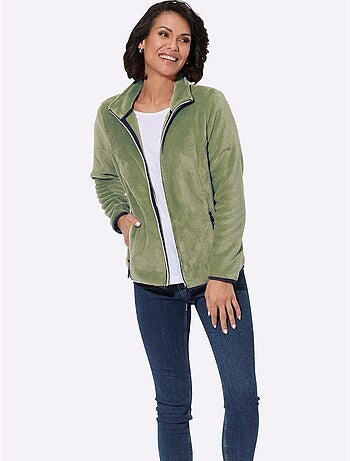 Veste polaire à col montant avec glissière et poches zippées - Taille standard - Witt