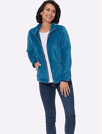 Veste polaire à col montant avec glissière et poches zippées - Taille standard - Witt