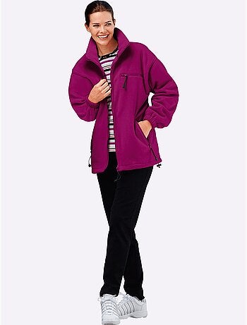 Veste polaire à col montant et manches extensibles avec poches généreuses - taille standard - witt