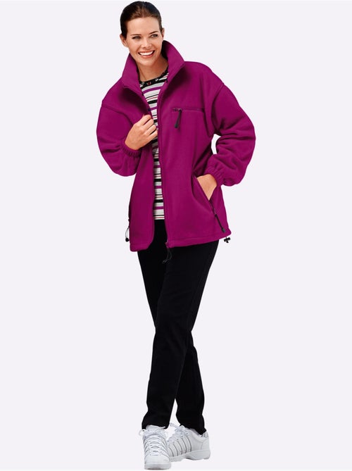 Veste polaire à col montant avec poches et bords extensibles - taille standard - witt - Kiabi Veste polaire à col montant avec poches et bords extensibles - taille standard - witt - Kiabi