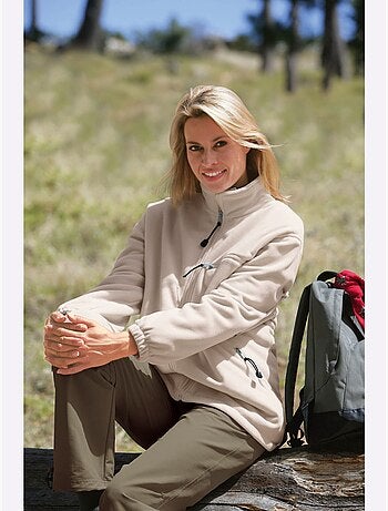 Veste polaire à col montant et manches extensibles avec poches généreuses - taille standard - witt