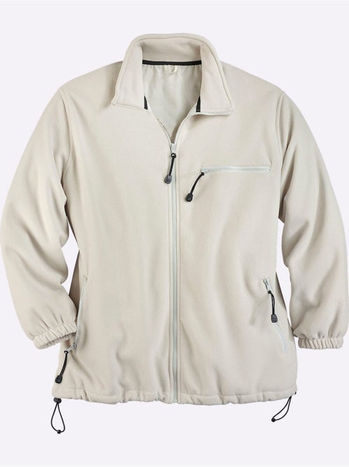 Veste polaire à col montant et manches extensibles avec poches généreuses - taille standard - witt - Kiabi Veste polaire à col montant et manches extensibles avec poches généreuses - taille standard - witt - Kiabi