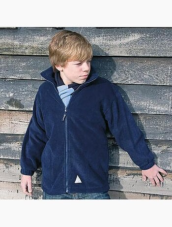 Veste polaire active anti-boulochage à fermeture éclair complète pour enfants/jeunes - result