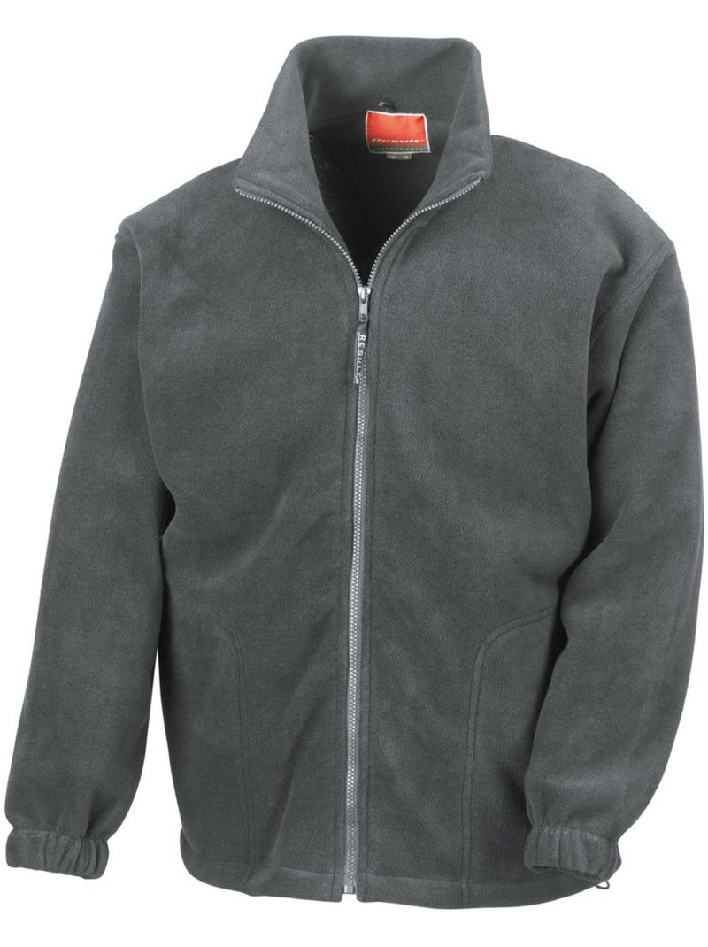 Veste polaire anti-boulochage - result core Gris - Kiabi