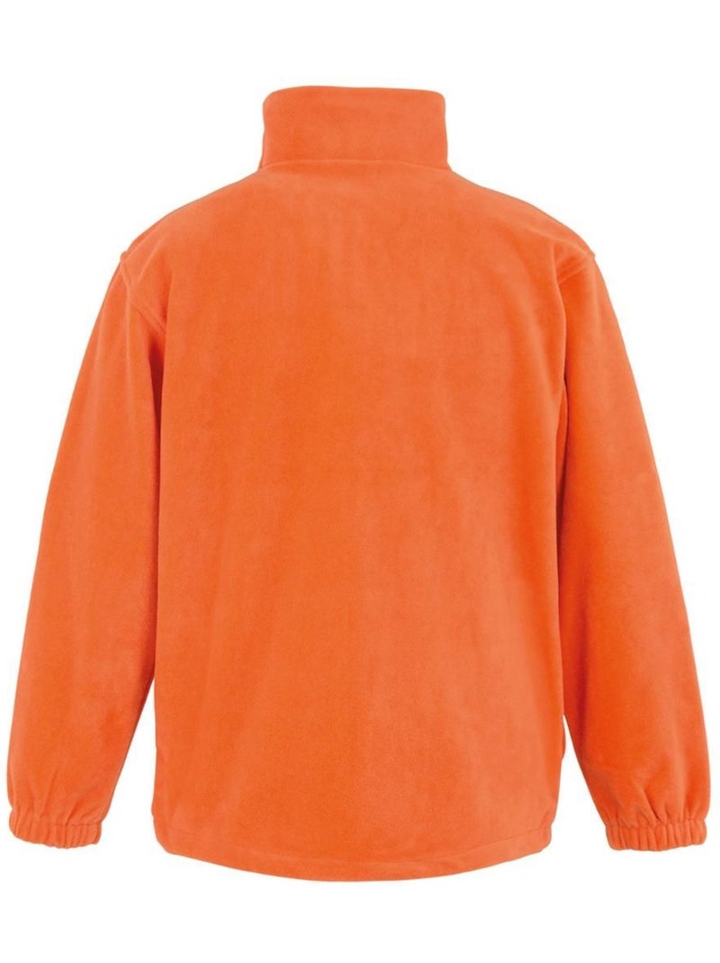 Veste polaire anti-boulochage - result core Orange - Kiabi