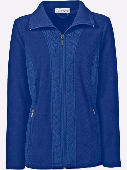 Veste polaire avec col à revers et empiècements piqués - Taille standard - Witt - Kiabi Veste polaire avec col à revers et empiècements piqués - Taille standard - Witt - Kiabi