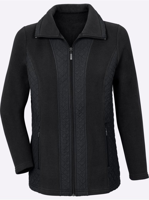 Veste polaire avec col à revers et empiècements piqués - Taille standard - Witt - Kiabi Veste polaire avec col à revers et empiècements piqués - Taille standard - Witt - Kiabi