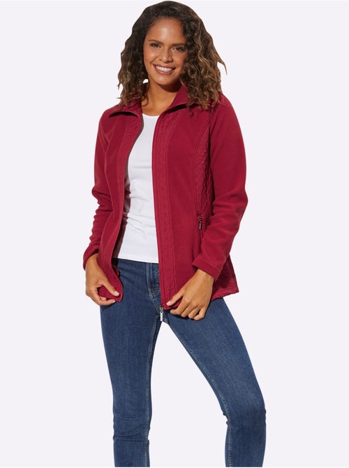 Veste polaire avec col à revers et empiècements piqués - Taille standard - Witt - Kiabi Veste polaire avec col à revers et empiècements piqués - Taille standard - Witt - Kiabi