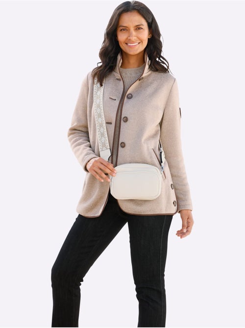 Veste polaire avec col montant et boutons en biais - Taille standard - Witt - Kiabi Veste polaire avec col montant et boutons en biais - Taille standard - Witt - Kiabi