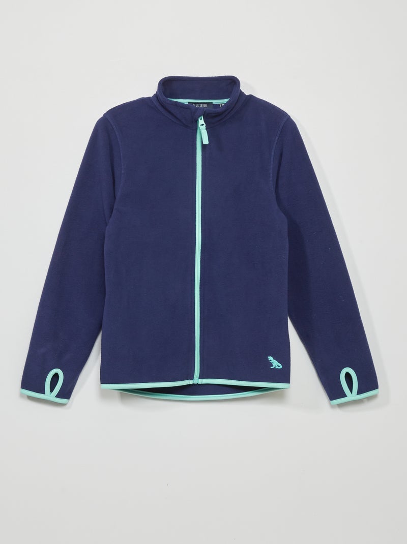 Veste polaire BLEU - Kiabi