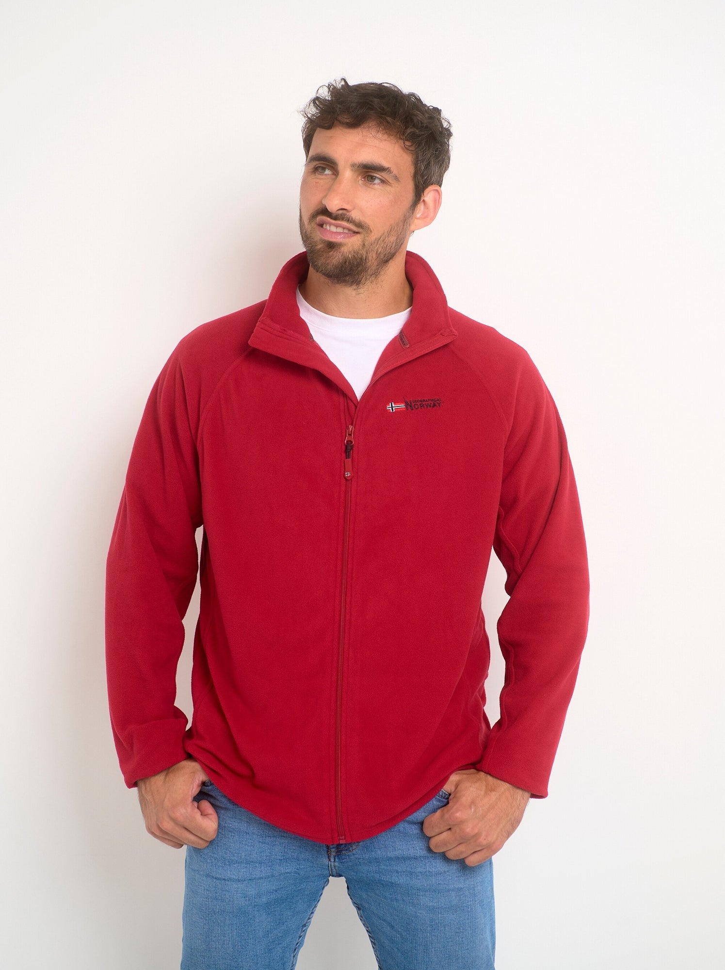 Pull Polaire Homme 1/4 Zip - Sweat Col Montant Hiver Chaud Pour Travail Et Extérieur - 3