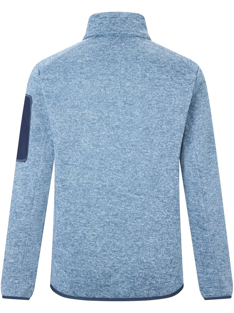 Veste polaire chinée col montant newhill - regatta Bleu turquoise - Kiabi