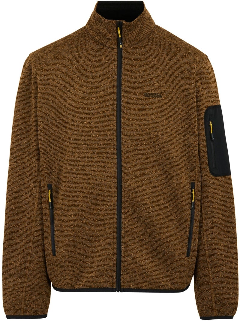 Veste polaire chinée col montant newhill - regatta Marron - Kiabi