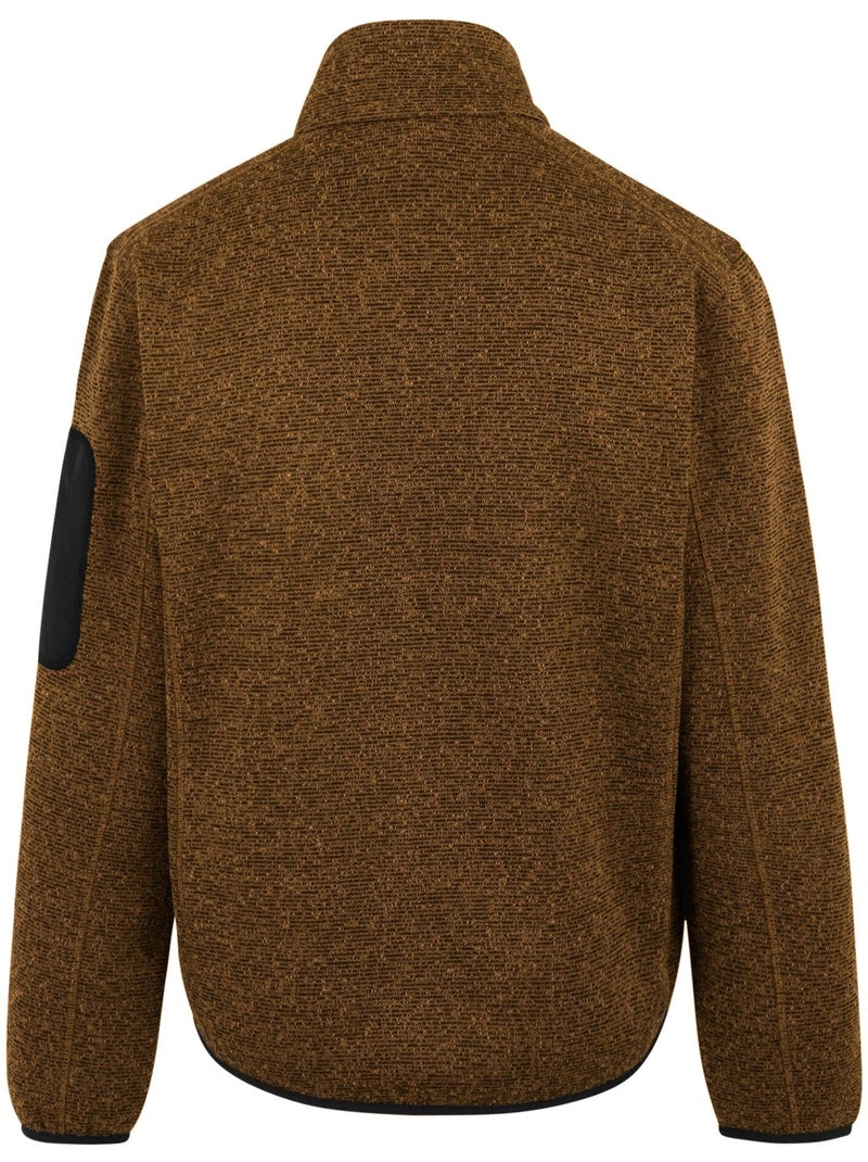 Veste polaire chinée col montant newhill - regatta Marron - Kiabi