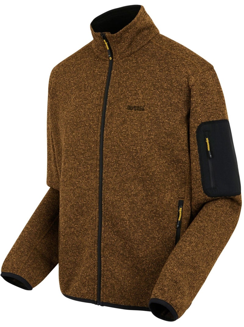 Veste polaire chinée col montant newhill - regatta Marron - Kiabi