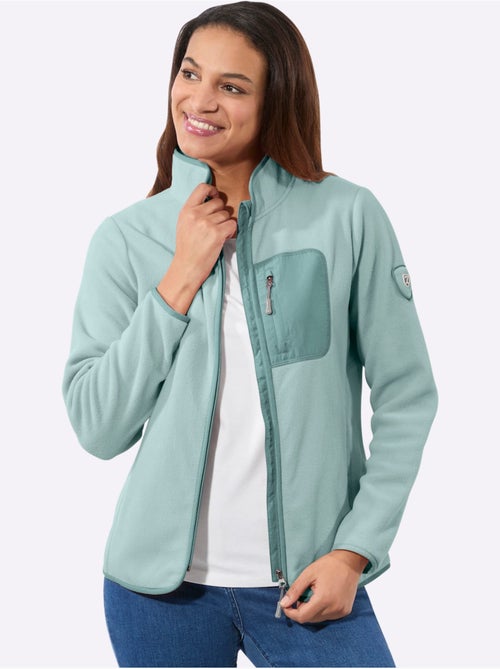 Veste polaire col montant arrondi - taille standard - witt - Kiabi Veste polaire col montant arrondi - taille standard - witt - Kiabi