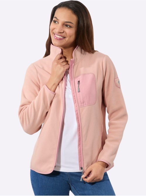 Veste polaire col montant arrondi - taille standard - witt - Kiabi Veste polaire col montant arrondi - taille standard - witt - Kiabi