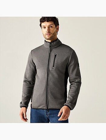 Veste polaire col montant motif/style bicolore et chevrons brayleigh - regatta