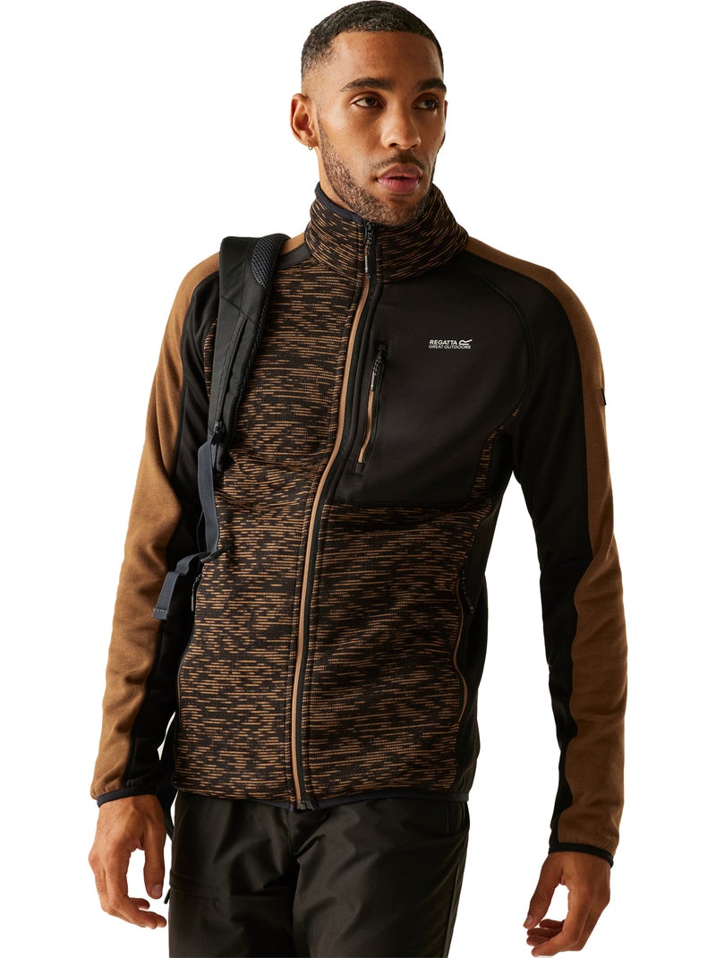 Veste polaire col montant oakar - regatta Marron - Kiabi