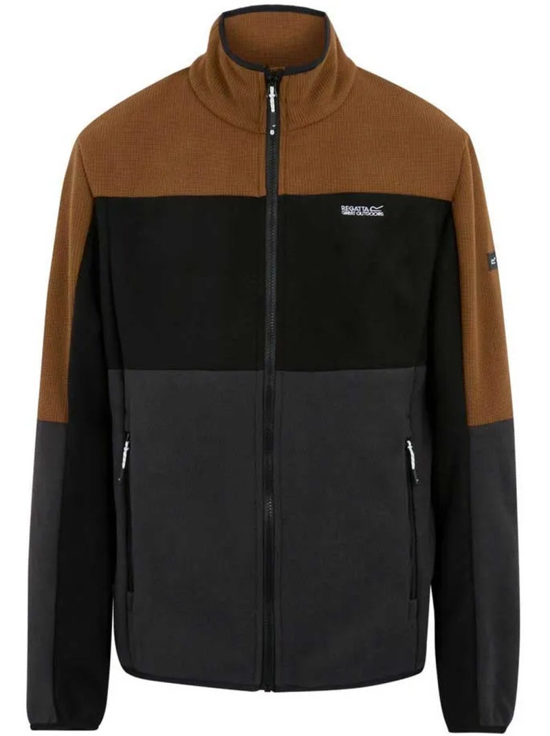 Veste polaire col montant ormont - regatta Marron - Kiabi