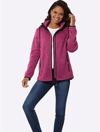 Veste Polaire Contrastes Décoratifs - Taille Standard - Witt