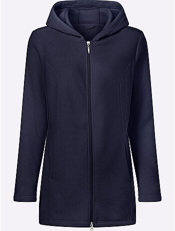Veste Polaire Coupe Longue Affinante - Taille Standard - Moda Vilona